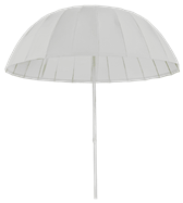 Umbrella Domed - 2.4m - White